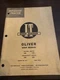 Oliver Cockshutt I&T Shop Service Repair Manual O-17 Model 1600 1650