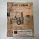White Motor Corp. MY40 MY50 MY60 MY70 PARTS MANUAL BOOK CATALOG FORK LIFT TRUCK
