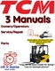 TCM FTB16-7 FORKLIFT OWNERS OPERATOR SERVICE REPAIR SHOP PARTS MANUAL PDF ON USB