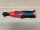 Snap-On 1/4" Cordless Ratchet - 14.4v - CTR714A - Red - Little Use