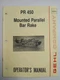 Gehl PR450 Mounted Parallel Bar Rake Operator's Manual No.904078