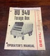Gehl BU940 Forage Box Operators Manual
