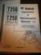 2003 Bobcat T250 Turbo High Flow Loader MAINTENANCE & Operators Manuals 6902702