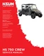 Hisun HS 750 Crew UTV 4 Seater Service Owners & Parts CD HS700UTV-5 HS750UTV-5 