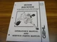 Gehl BH408 Backhoe for SL3825 Skid Loader Parts Catalog & Operator Manual xz