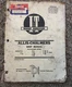 Allis Chalmers B C CA G RC WC WD 45 WF MODELS Original Shop Manual No. AC-11 I&T
