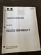Kawasaki 60ZV Wheel Loader Isuzu BB-6BG1T Engine Parts Catalog Manual Book Shop