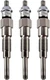 3 Glow Plug Replacement Set for Kioti CS2210, CS2210S, CS2410, CS2410E, CS2410F