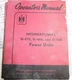 IH  INTERNATIONAL U372 U406 U450  ENGINE OPERATORS MANUAL