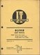 I&T OLIVER MODELS 99, SUPER 99, AND SUPER 99GM SHOP MANUAL