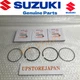 Suzuki Genuine OEM 2005-2006 GSX-R1000 piston Ring Set 12140-41G00 x4 NEW