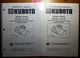 Kubota G4000 Rotary Tiller G3200 G4200 G5200H Operator + Parts & Service Manual 