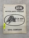 Gehl CA600 Quick Switch One Row Attachment Service Parts Manual SKU26