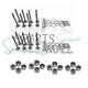 D24 Valves Set + Valve Stem Oil Seal Set For Doosan Daewoo D24 D24NAP Engine