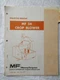 1976 Massey Ferguson MF54 Crop Blower Parts Book Catalog