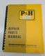 P&H Repair Parts Manual Harnischfeger Corp Travlift CH-18592 Spiral Bound
