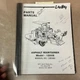 LeeBoy 1200S ASPHALT MAINTAINER GRINDER PAVER PARTS MANUAL BOOK CATALOG LIST