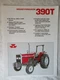 Massey-Ferguson MF390T Tractor Specification Sheet Brochure