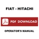 Fiat Hitachi FD255 FD 255 Operation and Maintenance CD Maintenance Use Manual