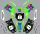 Graphic Kit for 2003-2012 Kawasaki KX125 KX250 KX 125 KX 250 Old School