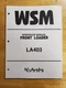 Kubota LA403 Loader Workshop Repair Service Maintenance Manual