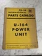 INTERNATIONAL HARVESTER IH PARTS LIST BOOK MANUAL CATALOG PU-34 U-164 POWER UNIT