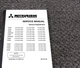 Mitsubishi FG30K Forklift OPTIONS Service Repair Manual Supplement 99719-91100