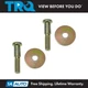 TRQ Door Striker Bolts & Washer Kits Pair Set for Buick Cadillac Chevy GMC Truck