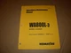 Komatsu WA800L-3 Wheel Loader Operation Maintenance Manual , s/n 52001 - up