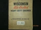 Wisconsin Engines Models HS-7D, HS-8D Instruction Book & Parts List Manual OEM