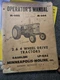 VTG Minneapolis Moline M-602 & M-604 Tractors Operator's Manual Oem Original