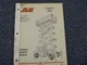 JLG 400RTS 500RTS Scissor Lift Work Platform Illustrated Parts Catalog Manual