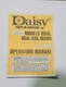Vintage DAISY BB GUN OPERATION MANUAL Models 105B 111B 1938B 95B No. 35700