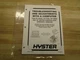 Hyster 1494933 Manual For EV-100ZX. EV-T100 Hy-1494933