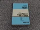 Volvo G930 B Motor Grader Transmission Brakes Steering Hydraulics Service Manual
