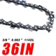 36 Inch Chainsaw Chain Full Chisel 3/8"-.063"-114DL For Stihl MS441/381/660 etc.