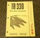 Gehl TR 330 TR330 Three Row Attachment Owner's Manual Form No. 901658
