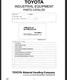 Toyota 7FBCU15, 7FBCU18, 30-7FBCU15 30-7FBCU18 Forklift Parts Catalog Manual PDF