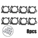 8pcs Carburetor Air Filter Gasket For Briggs & Stratton 124700 124800 Engine