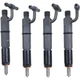 4X Fuel Injectors 4089877 6204-11-3500 4944482 For Cummins B3.3 QSB3.3 Engine