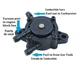 FUEL PUMP FOR TECUMSEH HM80-HM100 ENGINES MOTOR AUTOPULSE IMPULSE