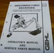 Gehl 8MD2 9MD2 11MD2 Backhoe for SL6635 Parts Catalog & Owner Operator Manual xz