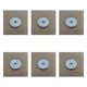 6pcs Encoder Disk Gear Fits For Brother J105 T700W J102 DCP-T500W T500W DCP-J105
