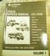 INTERNATIONAL  1000 - 4000 7000 8000 SERIES TRUCK SERVICE MANUAL CTS4245G VOL 1