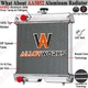 Aluminum Radiator Fit Kubota ZD25 ZD28 B26 B2710HSD B2630HSD B3200HSD B7800HSD