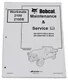 Bobcat 2100 2100S Utility Vehicle Service Manual Shop Repair Book # 6902936