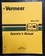 Vermeer Wheel Rake Operator's Manual No. 105400-J71   1993/Revised Jan 1994