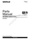Caterpillar Cat AP1055E Asphalt Paver Parts Catalog Manual