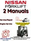 NISSAN FORKLIFT KH02 KCPH02A25PV SERVICE ENGINE REPAIR SHOP MANUAL PDF ON USB