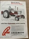 VINTAGE  MINNEAPOLIS MOLINE ADVERTISING -NEW  U 302  TRACTOR -1965